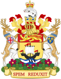 Coat of arms of New Brunswick.