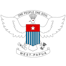 Coat of arms of the Republic of West Papua Coat of arms of Republic of West Papua.svg