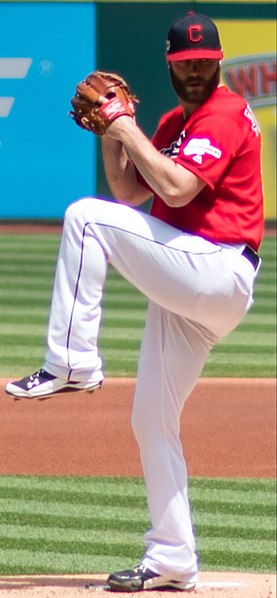 Cody Anderson won the Carolina League Pitcher of the Year Award and its Community Service Award in 2013.