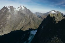 Comparative Image 2012. Mount Stanley (right) and Speke (left)