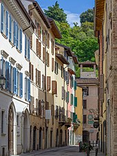 A street in the old town.