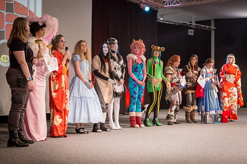 File:Cosplay at Japan Impact 2018, Switzerland; February 2018 (29).jpg