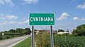 Cynthiana community sign.