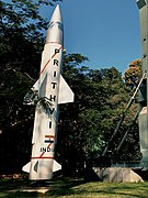 D.R.D.O Prithvi short range ballistic missile, National Military Memorial, Bengaluru, India (Ank Kumar, Infosys Limited) 05.jpg