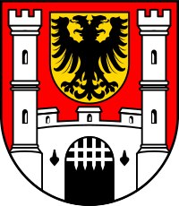 Coat of arms of the large district town of Weißenburg in Bavaria