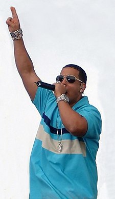 Barrio Fino by Puerto Rican rapper Daddy Yankee was the first reggaeton album to achieve a number-one debut. It spent 24 non-consecutive weeks at the top position. DaddyYankee.jpg
