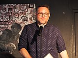 reading at Busboys and Poets, Washington, D.C.