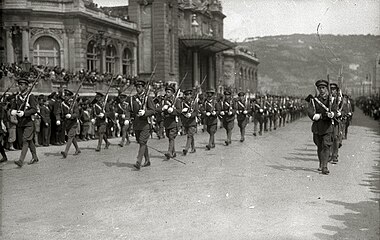 Miqueletes on parade, 1934