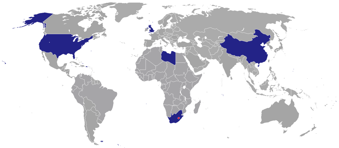 List of diplomatic missions in Lesotho