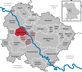 Kaart van Dittenheim
