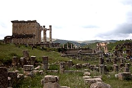 Temple Septimien, vu de l'est.