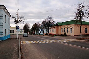 Вуліца ў цэнтры места