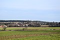 English: The village of Dvůr Koroseky. View from the village of Závraty. České Budějovice district, the Czech Republic. Čeština: Vesnice Dvůr Koroseky. Pohled z vesnice Závraty. Okres České Budějovice.