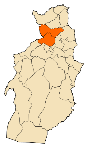 Localización de Daïra de Morsott
