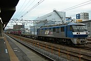 貨物列車の着発線・側線（2009年6月）
