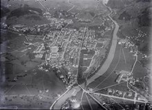Historisches Luftbild aus 1000 m von Walter Mittelholzer von 1923
