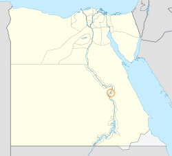 مصر کے نقشے پر محافظہ اقصر