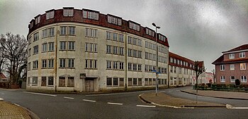 Building of the former Hansa factory on the corner of Neumühlenstraße and Hansastraße in Varel