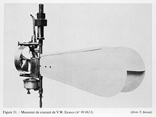 <span class="mw-page-title-main">Ekman current meter</span> Mechanical flowmeter invented by Vagn Walfrid Ekman, a Swedish oceanographer, in 1903