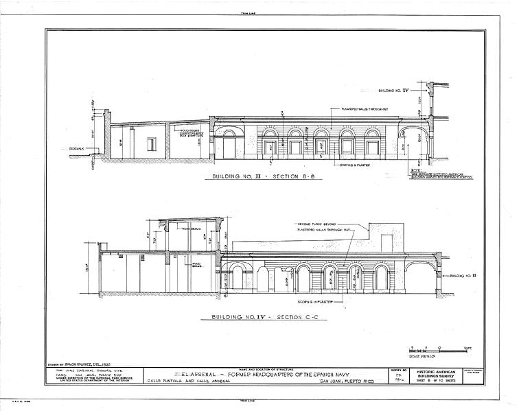 File:El Arsenal, Former Headquarters of the Spanish Navy, Calle Arsenal, San Juan, San Juan Municipio, PR HABS PR,7-SAJU,43C- (sheet 8 of 10).tif