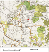 Map 5. Eltham in 1928