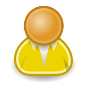 Emblem-person-yellow.svg