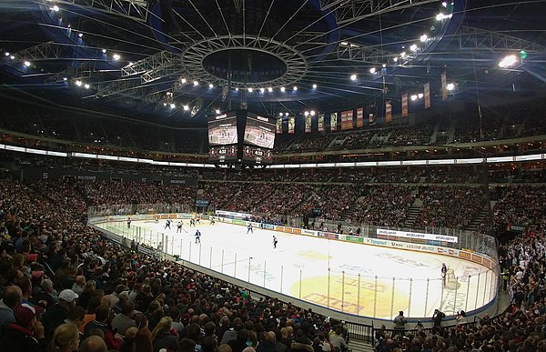 A Czech Extraliga game in O2 Arena