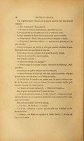 Son regard perçant s’élança sur le nouvel arrivant avec une vivacité inquiète. — Que voulez-vous ? demanda-t-il. — Je viens du château de Bluthaupt, répondit le paysan. Le voyageur eut un tressaillement et ne se retourna point. La face immobile de Mosès Geld exprima une agitation subite. — Allez-vous-en ! dit-il à l’homme qui tenait toujours sa bague. — Vingt écus ! murmura celui-ci ; — mais ne vous pressez pas ; je puis attendre. Il mit son chapeau sur sa tête et s’éloigna, passant à travers le poudreux pêle-mêle qui encombrait le magasin. Fritz essayait de voir sa figure et ne pouvait point y réussir. L’usurier le suivait d’un regard inquiet. Puis il ajouta tout bas : — Vous êtes chargé d’un message ? — D’un message de Zachœus Nesmer, intendant de Bluthaupt, répliqua Fritz. Les yeux gris du juif se fixèrent sur lui avidement. — Maître Zachœus m’a envoyé vers vous, reprit le courrier, afin que je vous répète ces trois mots : — L’heure est venue. Le juif fut loin d’accueillir ces paroles avec le même stoïcisme que M. de Regnault ou le madgyar Yanos. Sa main trembla, tandis qu’il essayait d’assurer ses lunettes de fer. — L’heure est venue, répéta-t-il ; — l’heure est venue !… Puis il ajouta mentalement en baissant les yeux : — Je suis un pauvre homme, et j’ai des enfants !… Seigneur, toi qui me les as donnés, tu ne me puniras point pour avoir voulu les faire puissants sur la terre ! Fritz demeurait planté devant le bureau. — C’est bien, lui dit Mosès, — va-t-en. — J’ai soif, répliqua le courrier, qui attendait une troisième cruche de vin du Rhin. — Rebecca, cria Mosès en appelant la vieille femme, — donnez de l’eau à cet homme.