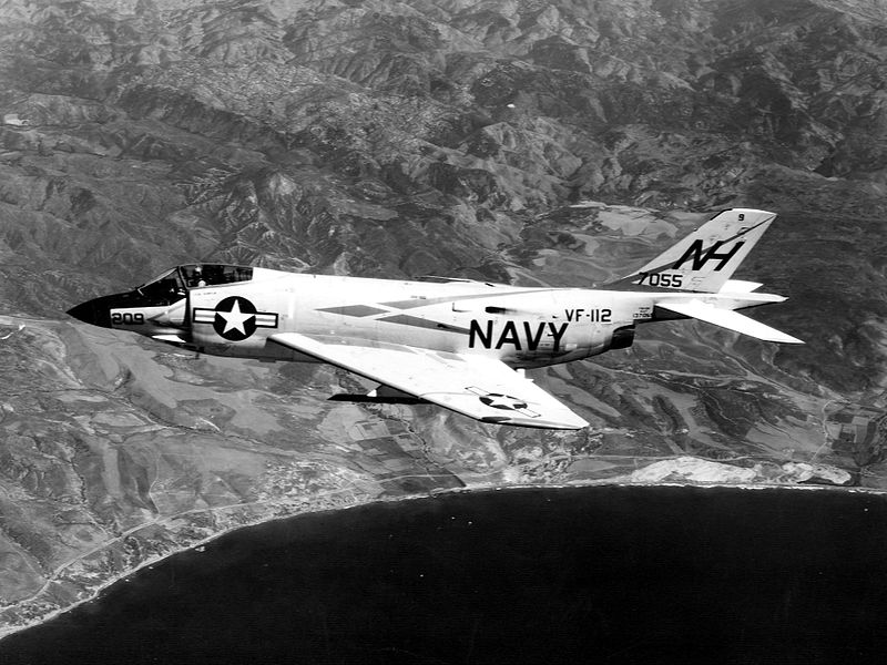 File:F3H-2M Demon of VF-112 in flight 1957.jpg