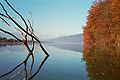 Autumn mood near Ferlach reservoir