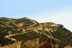 Vista del Feuerkogel da Eibenberg.