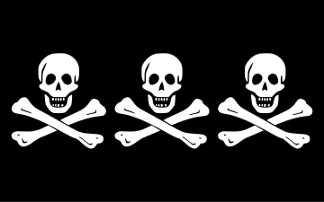 Flag of pirate Christopher Condent.[27]