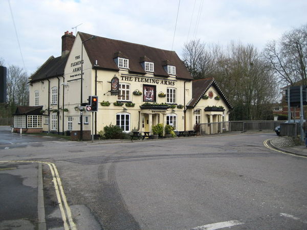 The Fleming Arms pub in Swaythling