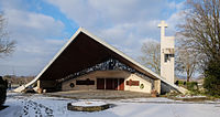 Deutsch: Friedhof, Friedrichshafen-Kluftern, Bodenseekreis, Baden-Württemberg, Deutschland English: Cemetery, Friedrichshafen-Kluftern, county Bodenseekreis, Baden Wurttemberg, Germany