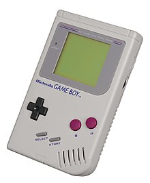 Game Boy, the highly-successful handheld video game console Game-Boy-FL.jpg