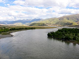 Yalong River river in Sichuan province in southwestern China