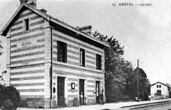 Gare de Gestel, 1900