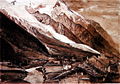 Glacier des Bossons, Chamonix, ~ 1849