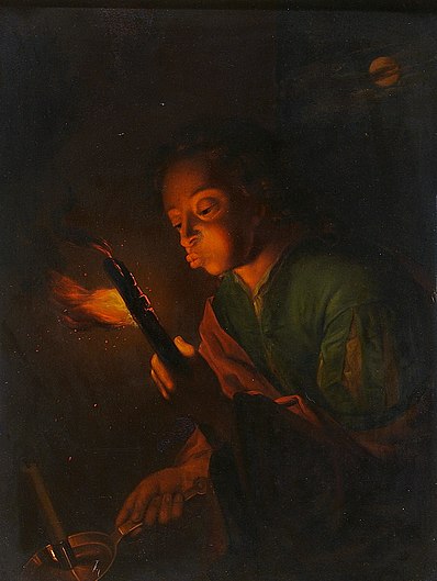 Godfried Schalcken (after) - Boy Blowing on a Firebrand.jpg