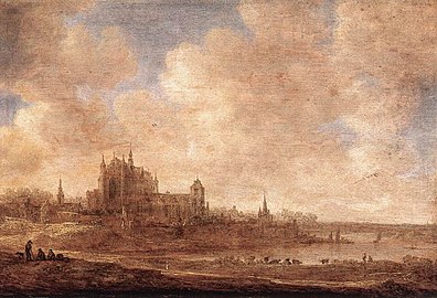 Vue de Leyde, 1643