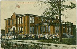 Graded School, Randleman, N.C., yak. 1908..JPG