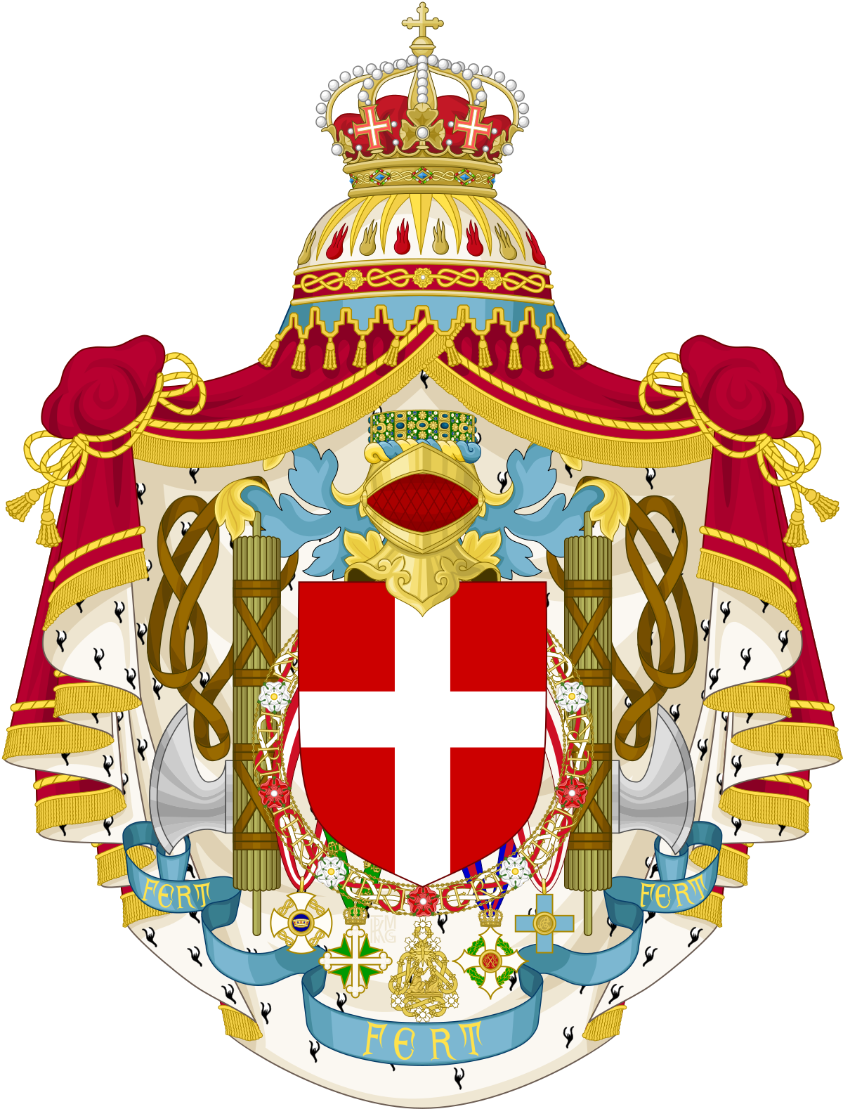 File:Italian Army heraldry motto.svg - Wikimedia Commons