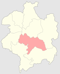 Пружанский уезд на карте
