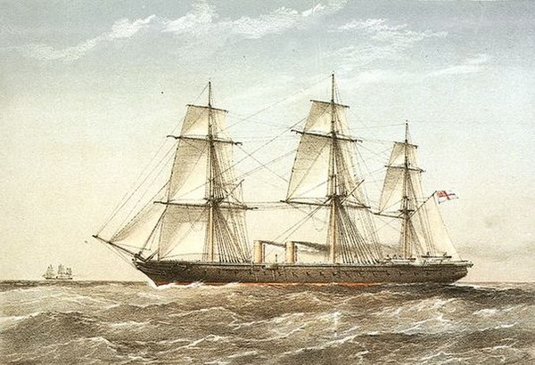 HMS Warrior, the first British sea-going ironclad warship