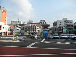 Hamada station ekimae.JPG