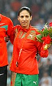 Hasna Benhassi, dreifache Silbermedaillengewinnerin (OS 2004, WM 2005, WM 2007) – Rang vier in 2:00,06 min