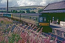 Hayfield station in September 1966 Hayfield 9 66 copy.jpg