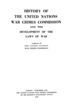 Vignette pour Commission des crimes de guerre des Nations unies