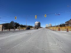 Early LRT construction works in March 2022