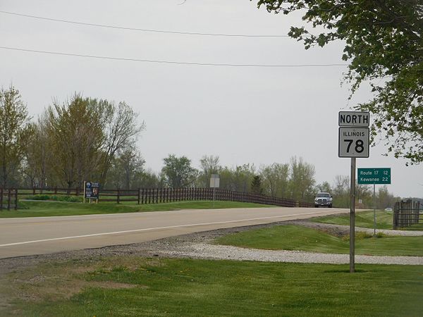 IL 78 north of Laura in Peoria County